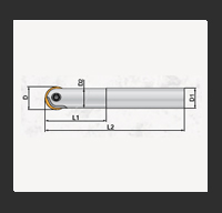 CB SFCY – Cylindrical Carbide Shank Holder, Ball
