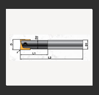 CYF – Cylindrical Steel Shank Holder, Flat